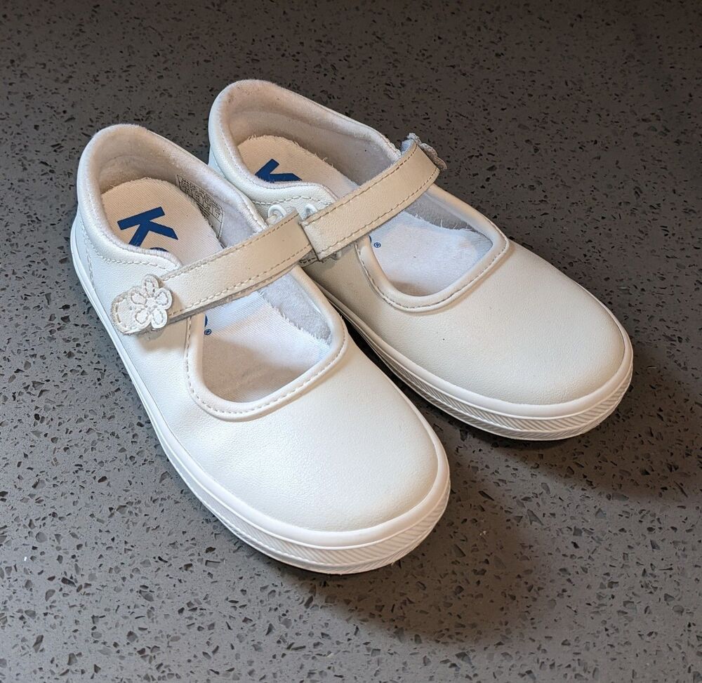 Keds Ella White Mary Jane Girls Size 11 Shoe Bundle